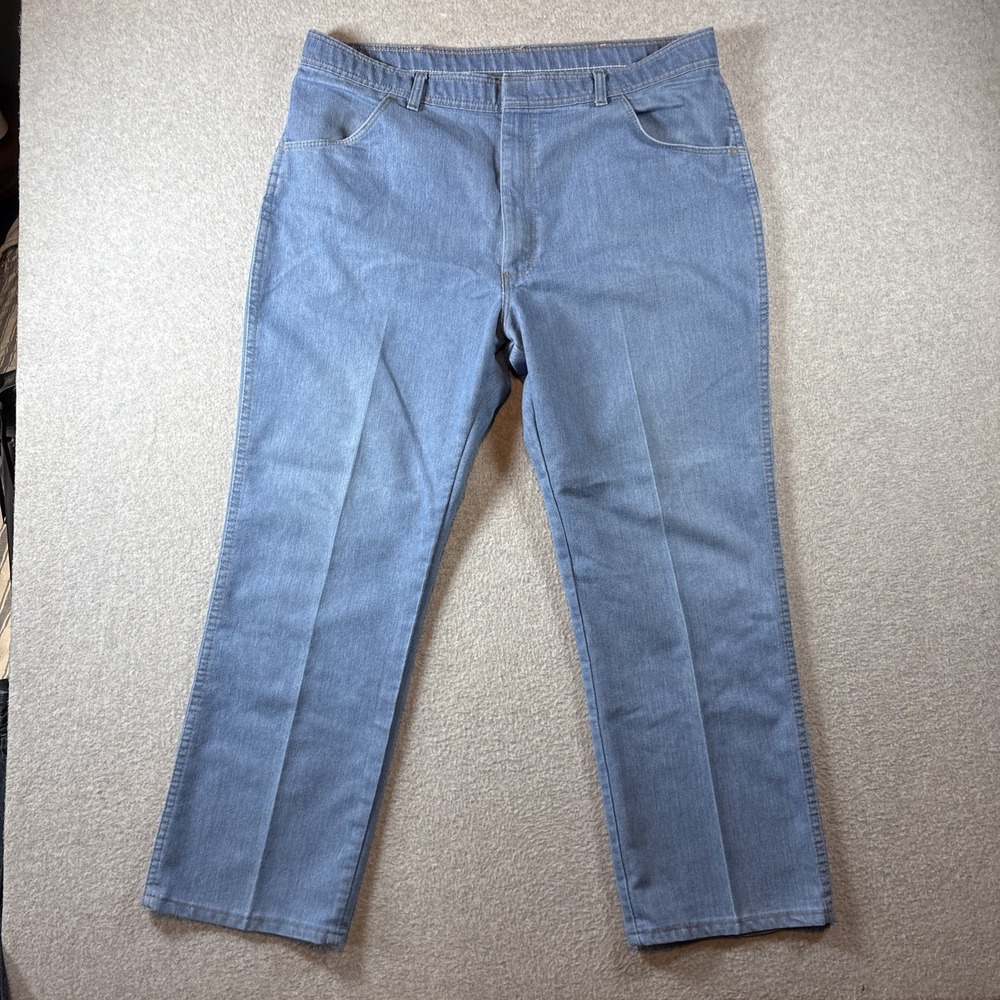 VTG WRANGLER Men's Blue 42x30 Jean Pants (85498LB) Western 90s Cowboy